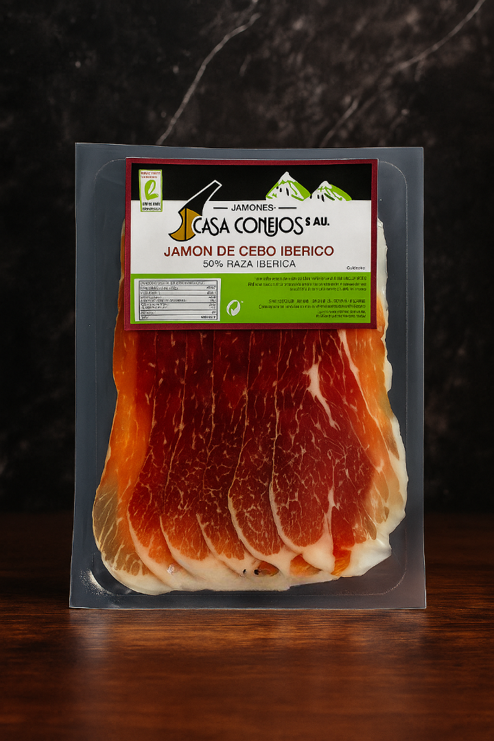 Cebo Ibérico 50% Ham , plakjes, 100 g