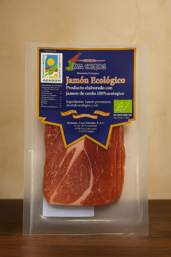 Biologische Ham , plakjes, 100 g